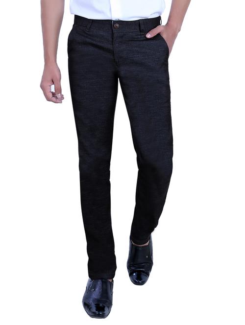 grey polyester casual trousers - 10707664 - Very Small Image - 1