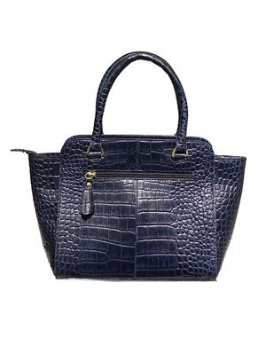 blue leather handbag - 10707933 - Standard Image - 2