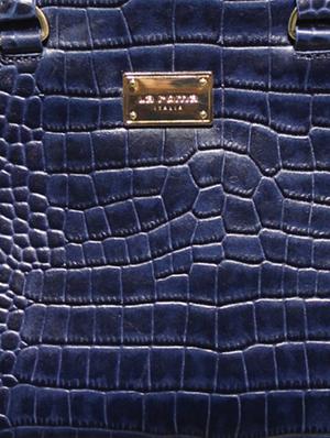 blue leather handbag - 10707933 - Standard Image - 4