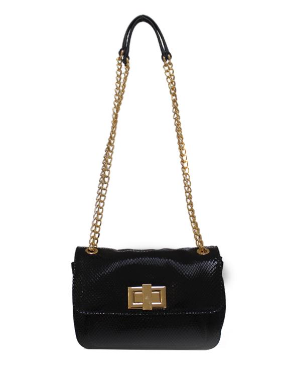 black leather sling bag - 10707968 - Zoom Image - 1