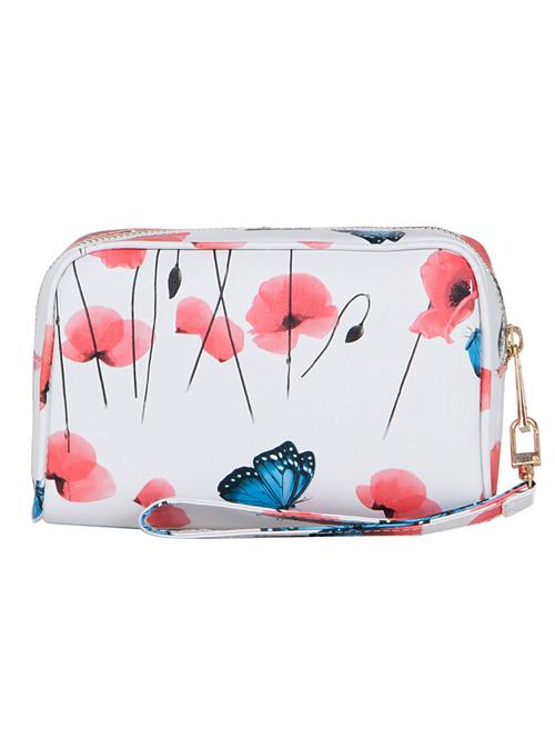 white leatherette (pu) regular pouch - 10721436 - Very Small Image - 1