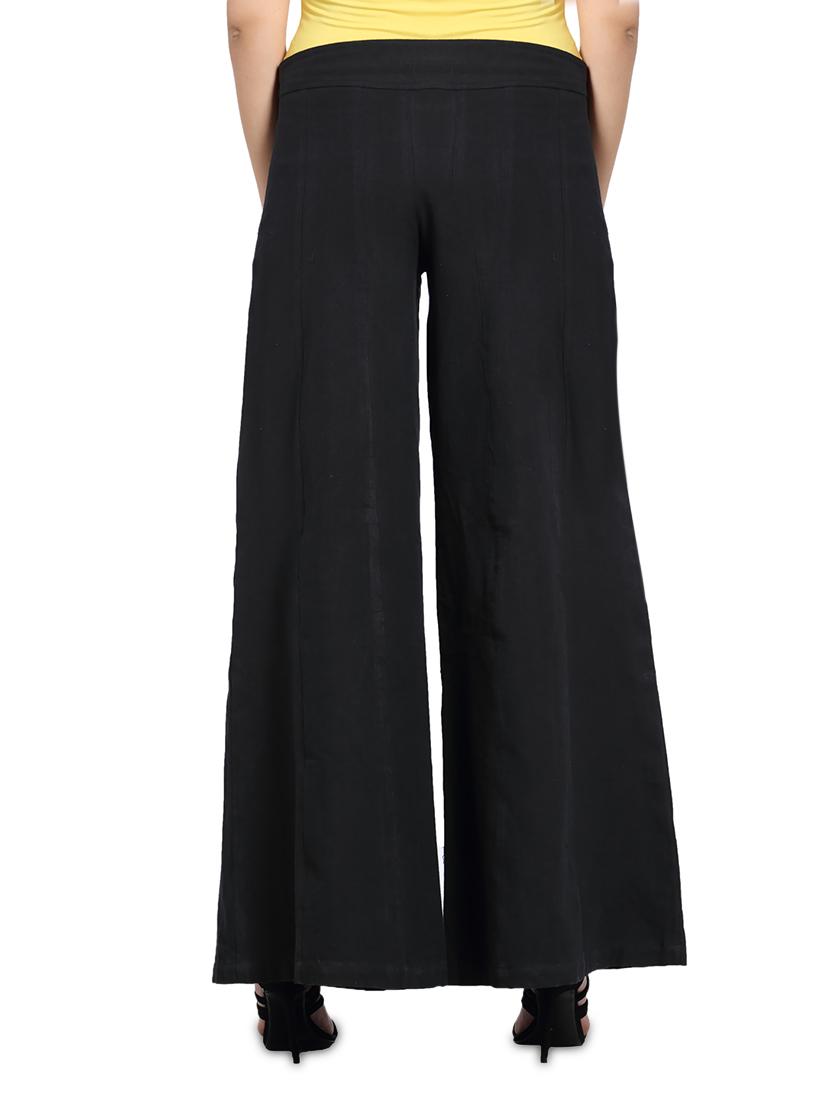 handloom cotton kalidar palazzo - 1073543 - Zoom Image - 3