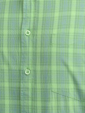 green cotton casual shirt - 10736519 - Standard Image - 4