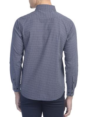 blue cotton casual shirt - 10736521 - Standard Image - 3
