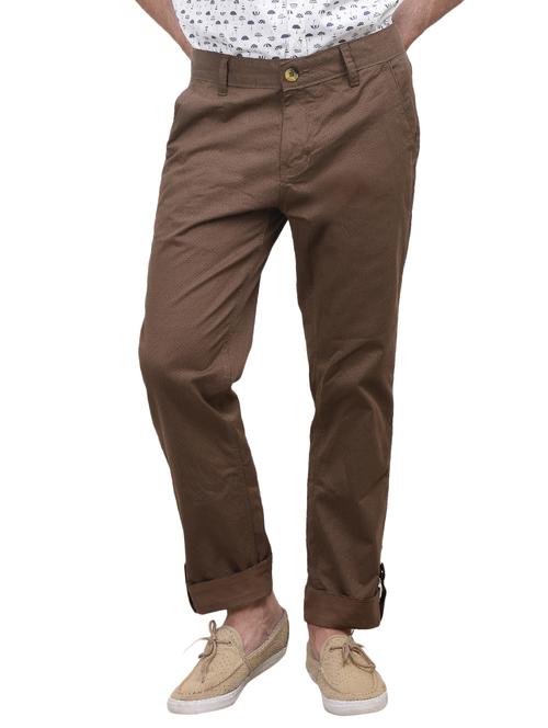 beige cotton trouser - 10736842 - Standard Image - 1