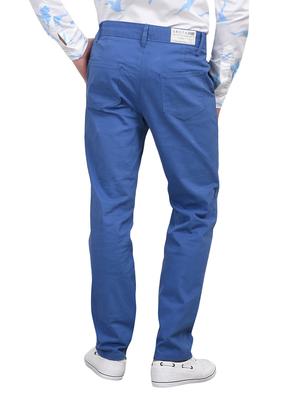 blue cotton chinos - 10736846 - Standard Image - 3