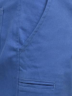 blue cotton chinos - 10736846 - Standard Image - 4
