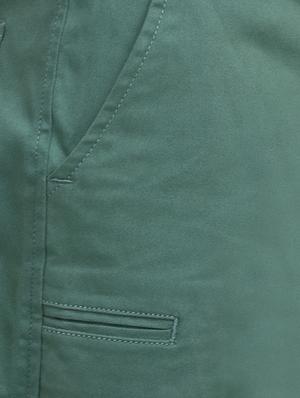 green cotton casual trousers - 10736847 - Standard Image - 4