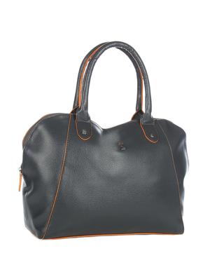 grey leatherette regular handbag - 10736911 - Standard Image - 2