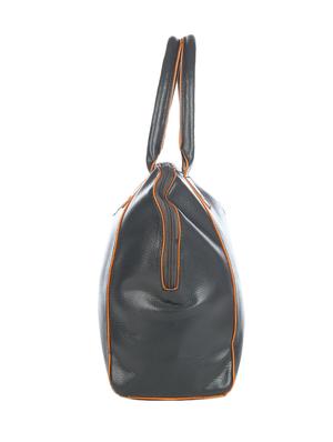 grey leatherette regular handbag - 10736911 - Standard Image - 5
