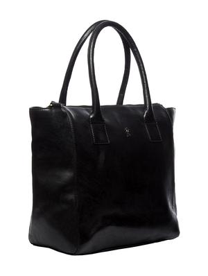 black leatherette handbag - 10736913 - Standard Image - 5