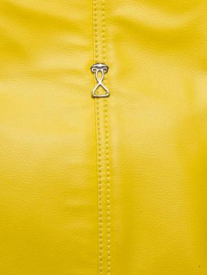 yellow leatherette shopping bag - 10736916 - Standard Image - 4