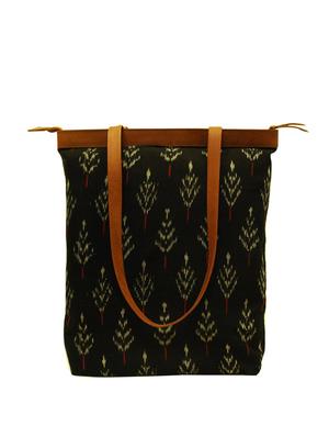black cotton tote - 10738237 - Standard Image - 2