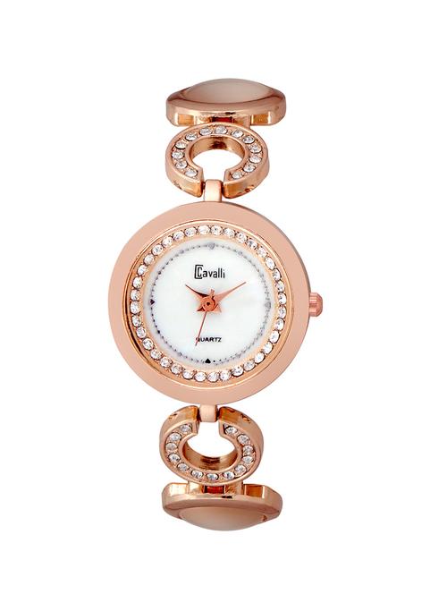 cavalli women's rose gold analog watch - 10738422 - Standard Image - 1