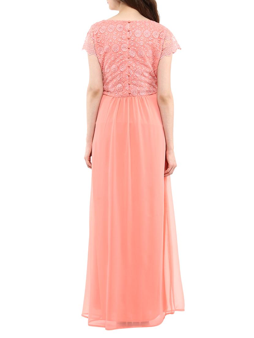 lace detail maxi dress - 10742920 - Zoom Image - 3