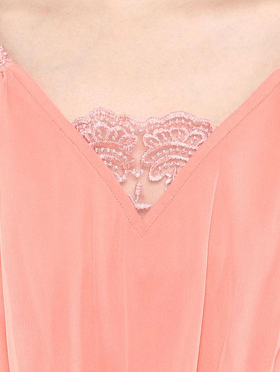 lace detail maxi dress - 10742920 - Zoom Image - 4