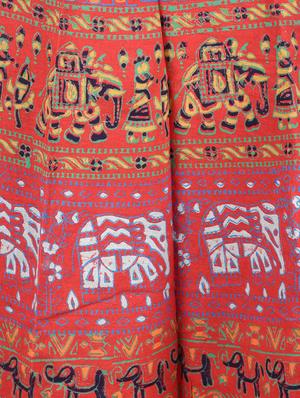 jaipuri printed long wrap skirt - 1076181 - Standard Image - 3