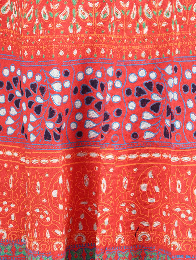 printed flared wrap skirt - 1076189 - Zoom Image - 3