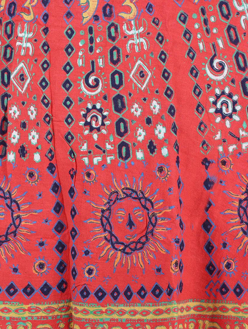 printed flared wrap skirt - 1076194 - Zoom Image - 3