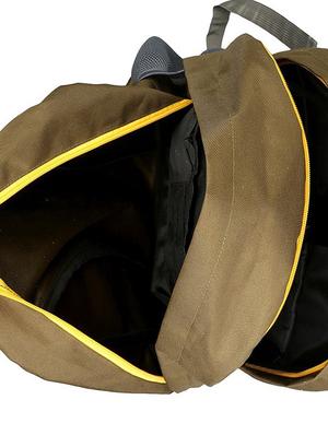 olive polyester backpack - 10762797 - Standard Image - 3