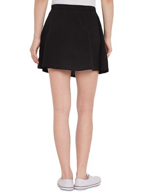 black crepe skirts - 10765751 - Standard Image - 3