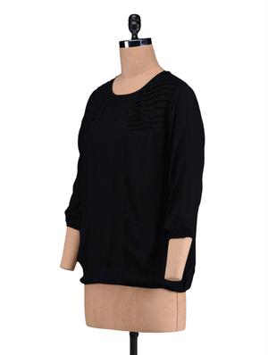 lace detail round neck top - 1077493 - Standard Image - 2
