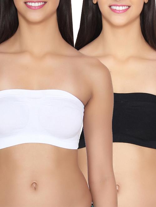set of 2 mesh back tube bra - 10795390 - Standard Image - 1