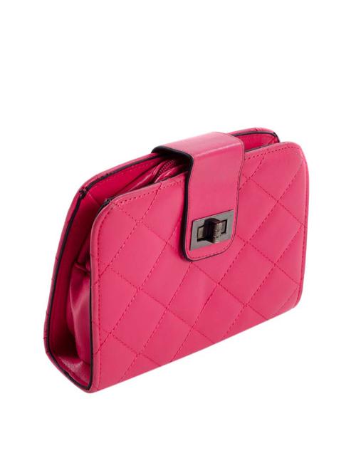 pink pu clutch - 10795829 - Very Small Image - 1
