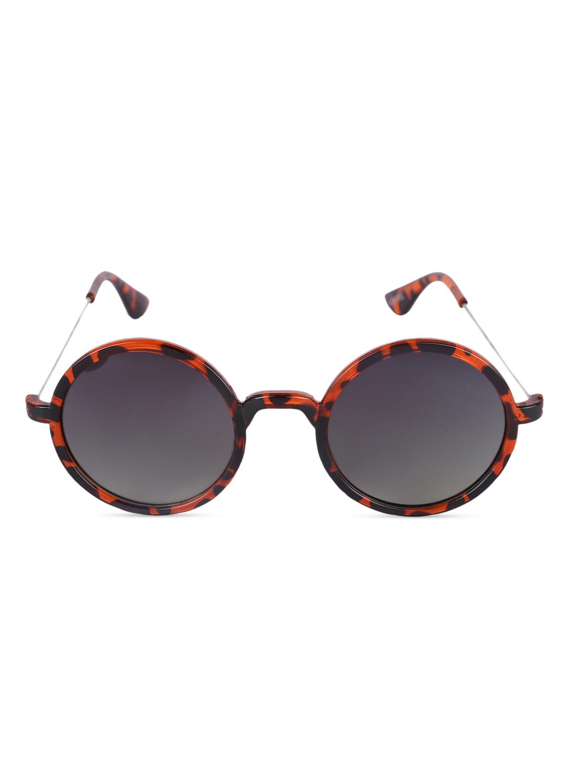 Black UV Protected Polycarbonate Round Sunglasses - 1079618 - Zoom Image - 1