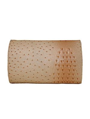 white tan synthetic clutch - 10797489 - Standard Image - 2