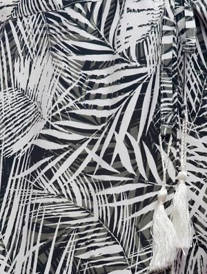 black viscose palazzos - 10808162 - Standard Image - 4