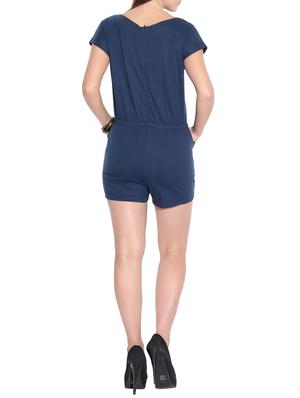 navy blue cotton knit top - 1081331 - Standard Image - 2