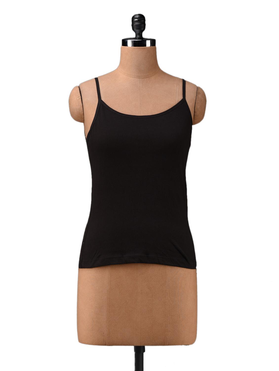 black cotton camisole - 1081345 - Zoom Image - 1