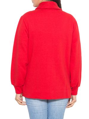 red cotton fleece jacket - 1081354 - Standard Image - 3