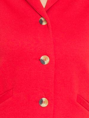 red cotton fleece jacket - 1081354 - Standard Image - 4