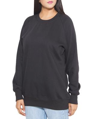 raglan sleeved solid sweatshirt - 1081361 - Standard Image - 2