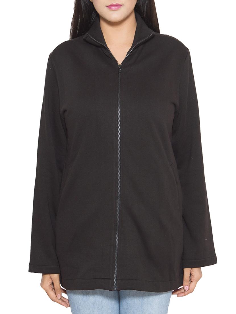 shirt collar solid jacket - 1081374 - Zoom Image - 1