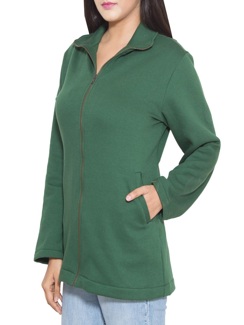 shirt collar solid jacket - 1081376 - Zoom Image - 2