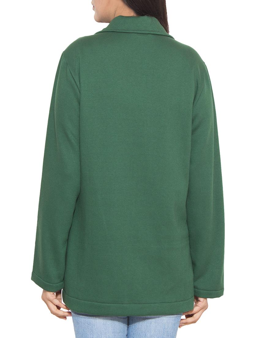 shirt collar solid jacket - 1081376 - Zoom Image - 3
