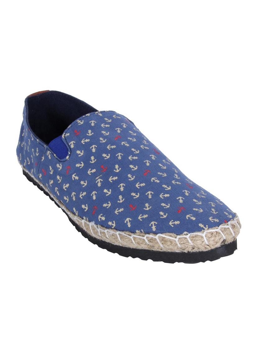 navy canvas espadrille - 10815419 - Zoom Image - 1