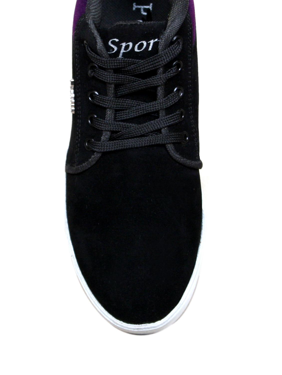 black suede sneaker - 10819205 - Zoom Image - 3