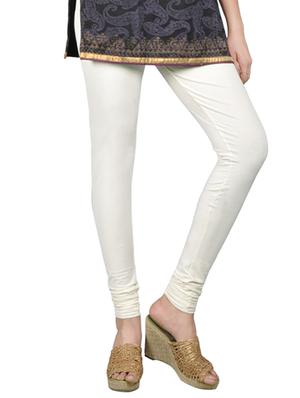 white cotton leggings - 10823538 - Standard Image - 2