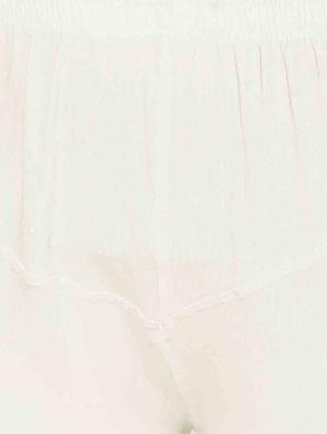 white cotton leggings - 10823538 - Standard Image - 3