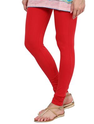red cotton leggings - 10823548 - Standard Image - 2