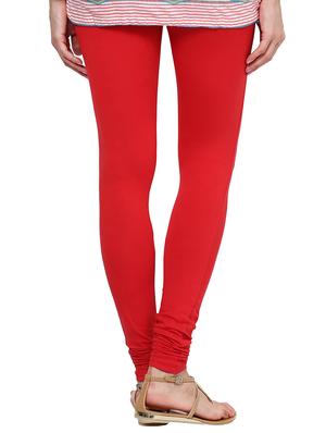 red cotton leggings - 10823548 - Standard Image - 3