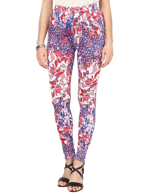 white viscose leggings - 10823626 - Standard Image - 1