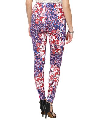 white viscose leggings - 10823626 - Standard Image - 3