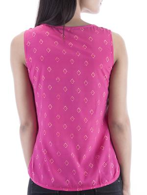 round neck sleeveless top - 10827845 - Standard Image - 3