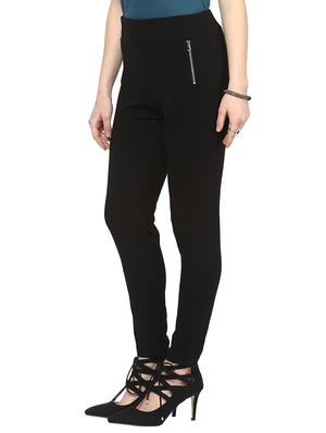 black polyester leggings - 10833859 - Standard Image - 2