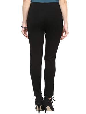 black polyester leggings - 10833859 - Standard Image - 3